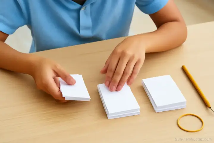 Soạn thẻ ghi nhớ đúng cách: một thẻ, một ý, một câu hỏi