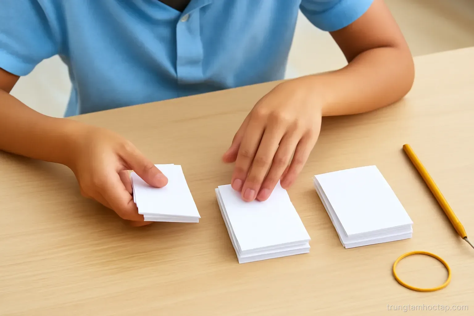 Soạn thẻ ghi nhớ đúng cách: một thẻ, một ý, một câu hỏi